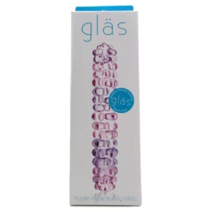 GLAS Purple Nubby Dildo