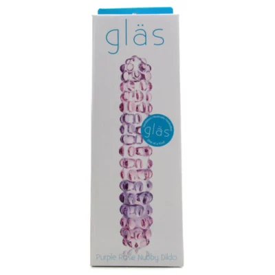 GLAS Purple Nubby Dildo